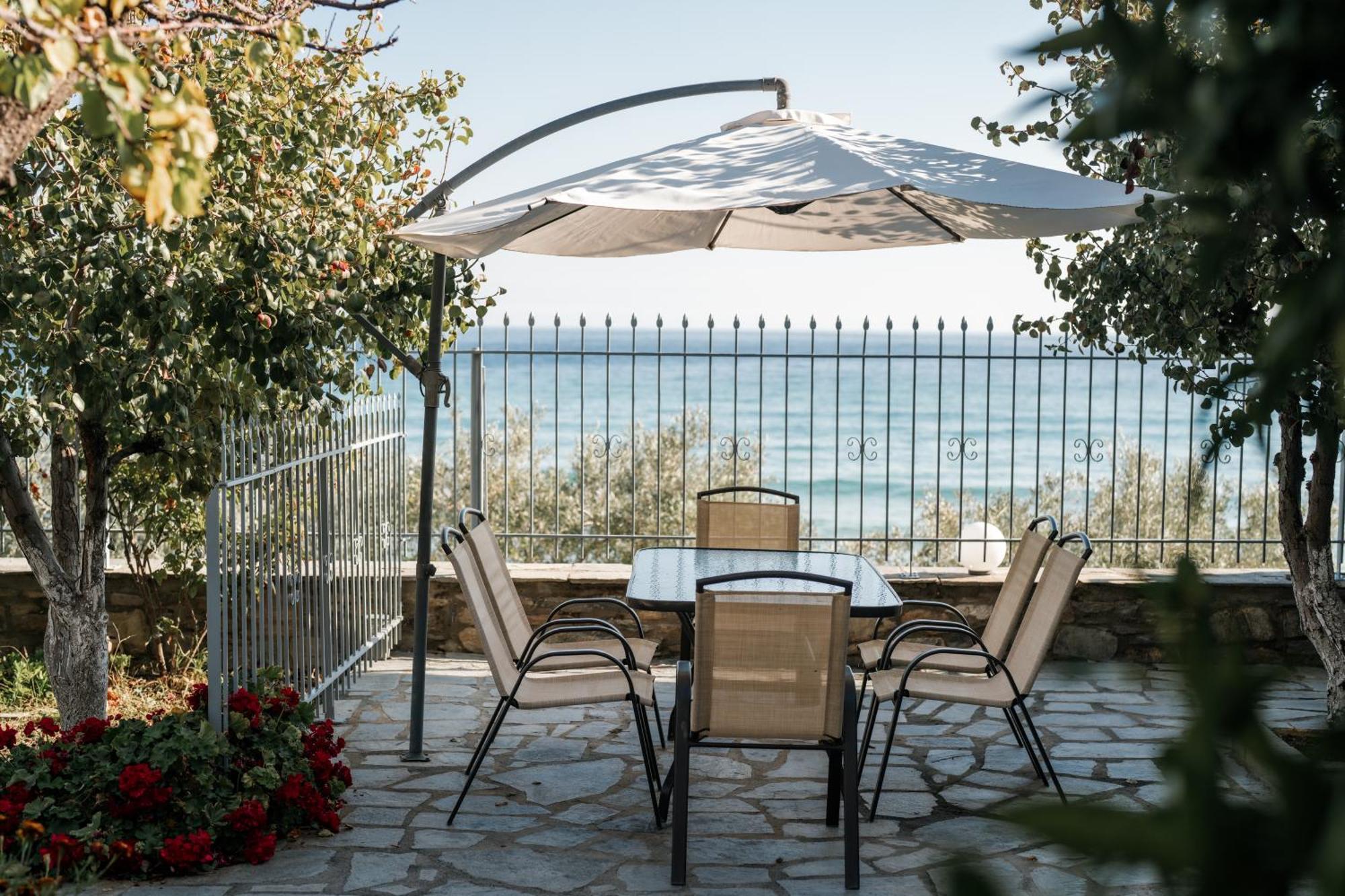 Aegean View Villa Loutra Elevtheron المظهر الخارجي الصورة