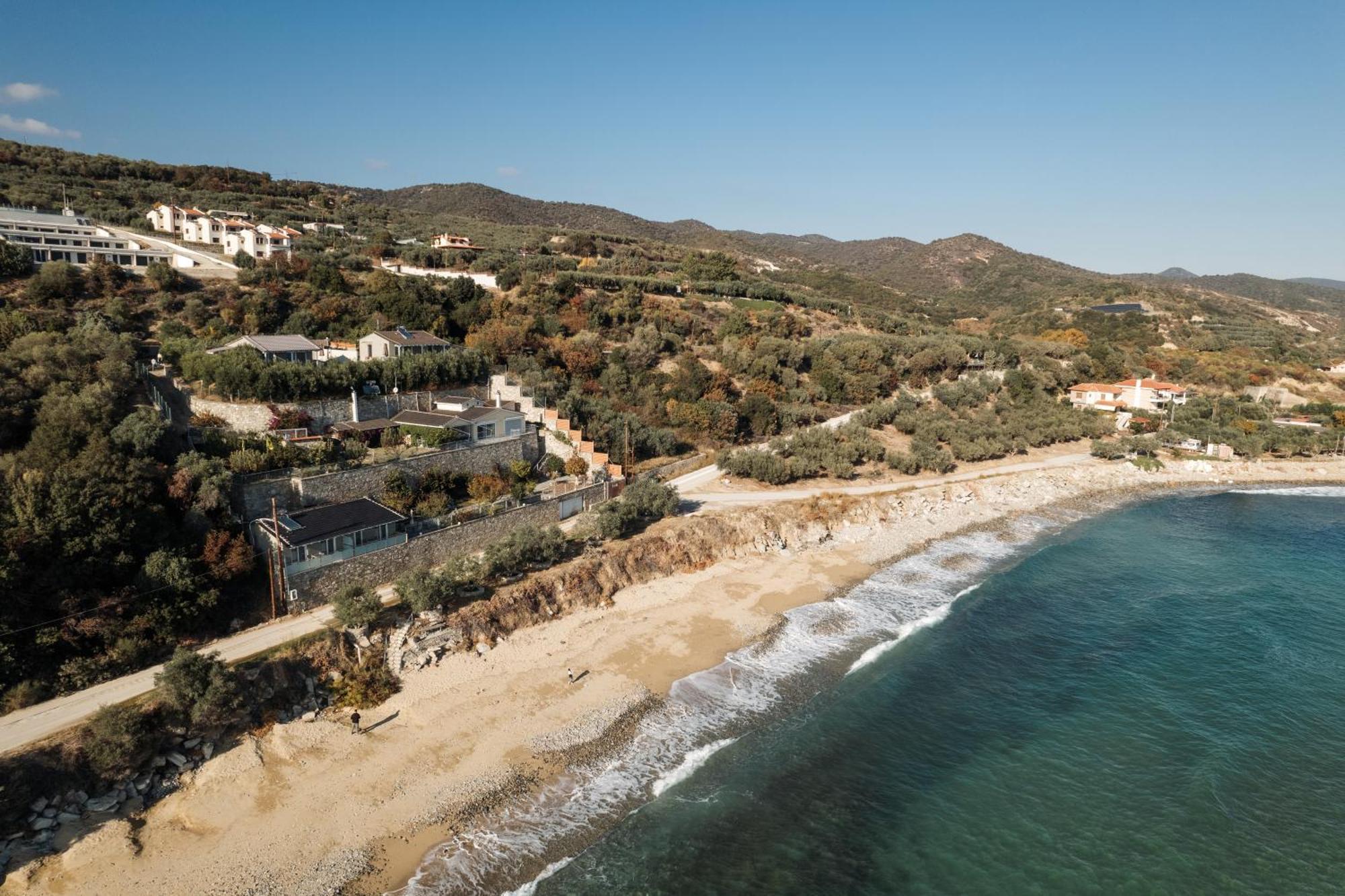 Aegean View Villa Loutra Elevtheron المظهر الخارجي الصورة