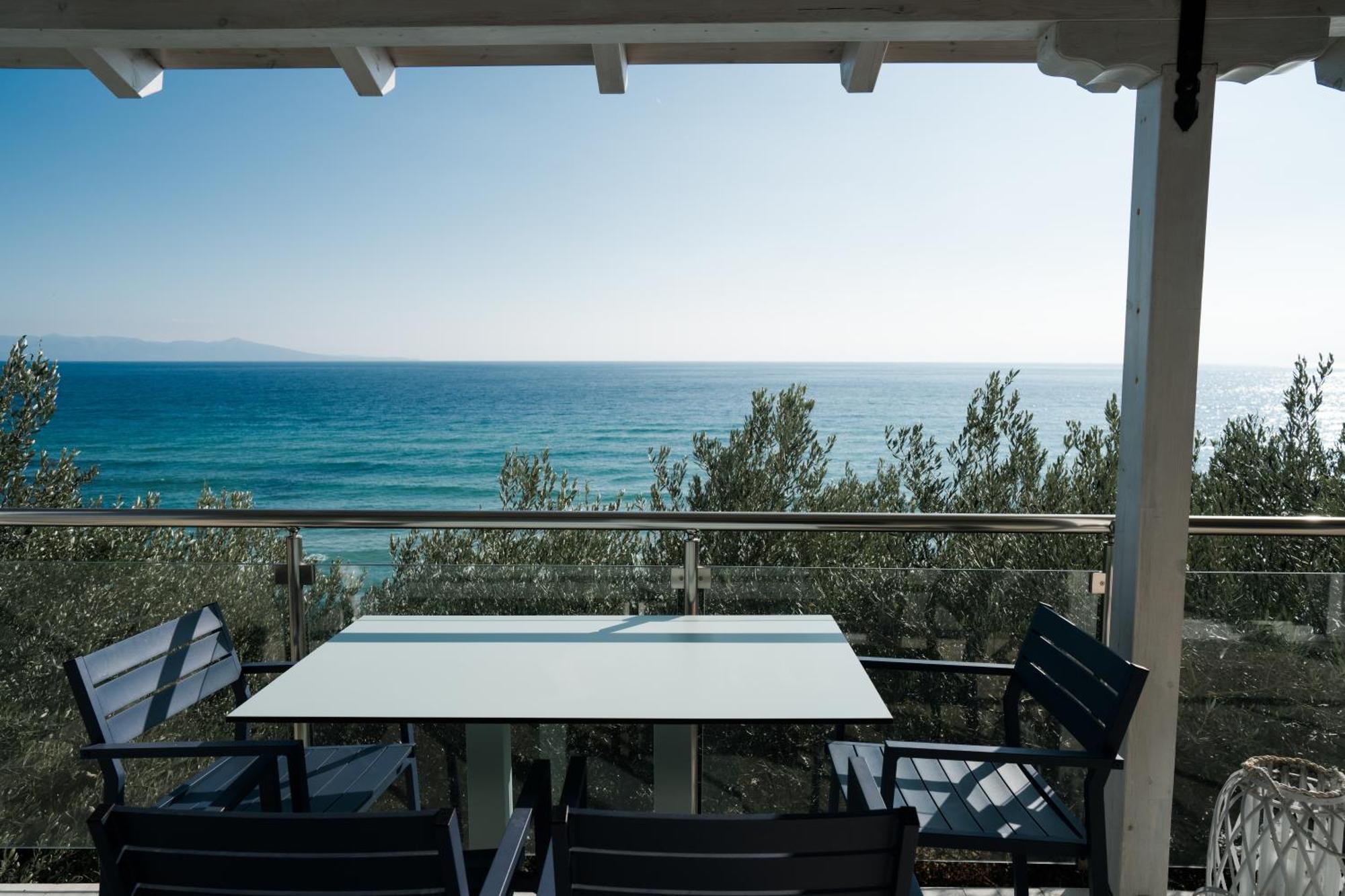Aegean View Villa Loutra Elevtheron المظهر الخارجي الصورة